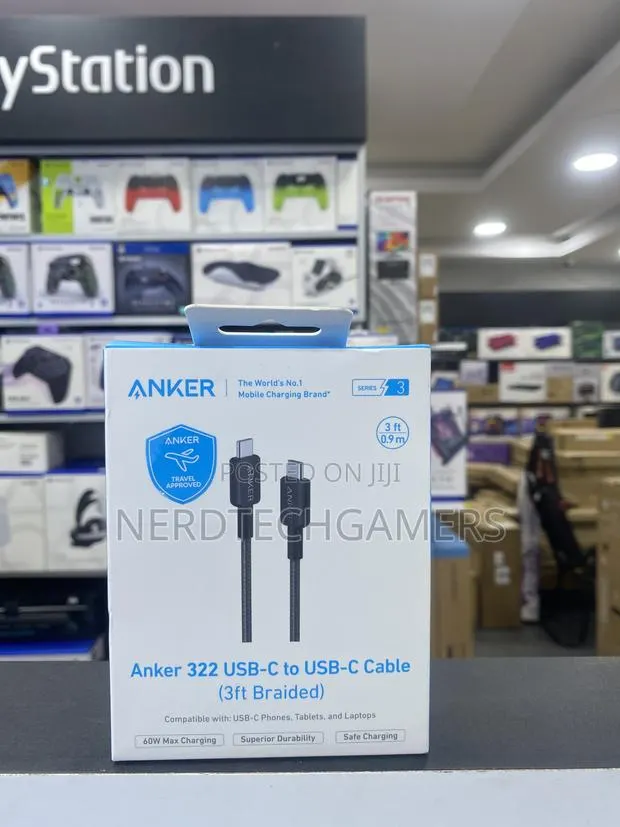 ANKER 322 USB-c to USB-C 3ft · Photo 1