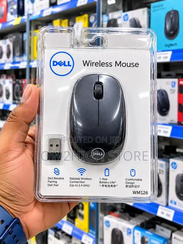 Dell WM126 Wireless Optical Mouse · Photo 1