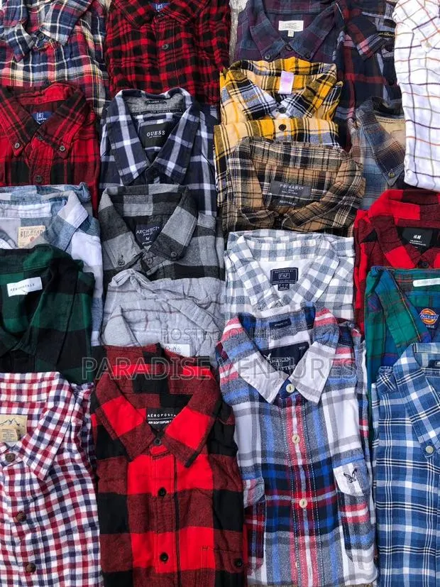 Long Sleeved Checkered Quality Flannel Shirts · Photo 1