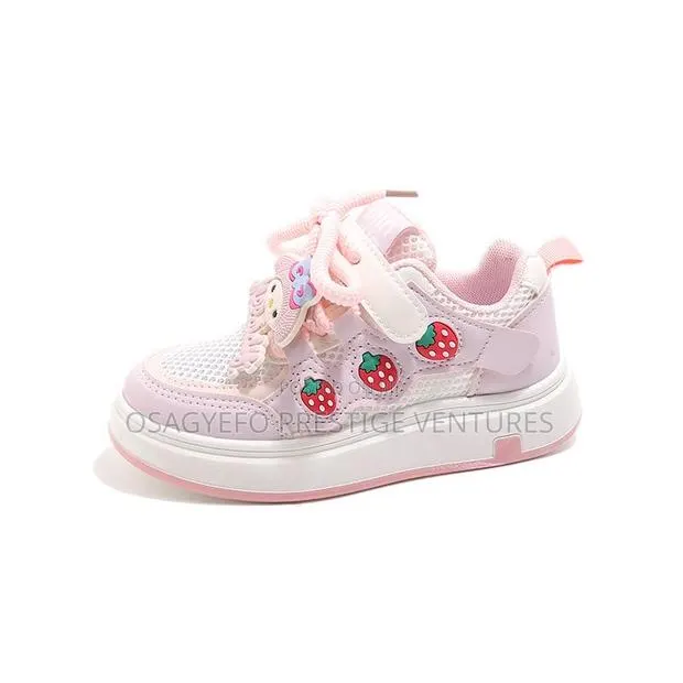 My Melody Pink Kids Sneakers – Cute Strawberry Casual Shoes · Photo 4