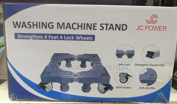 Refrigerator and Washing Machine Stand · Photo 1