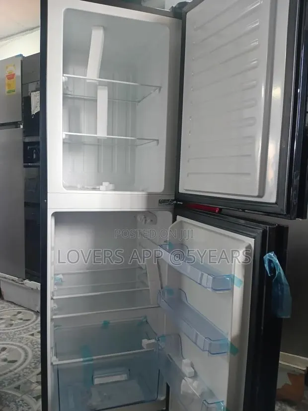 243l Black Modern Double Door Refrigerator. · Photo 1