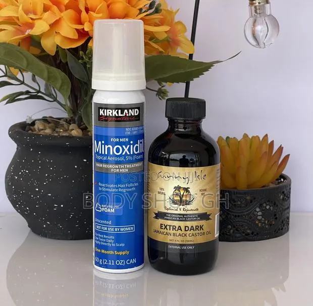 Castor Oil + Kirkland Minoxidil Foam for Beard and Hair Grow · Photo 1