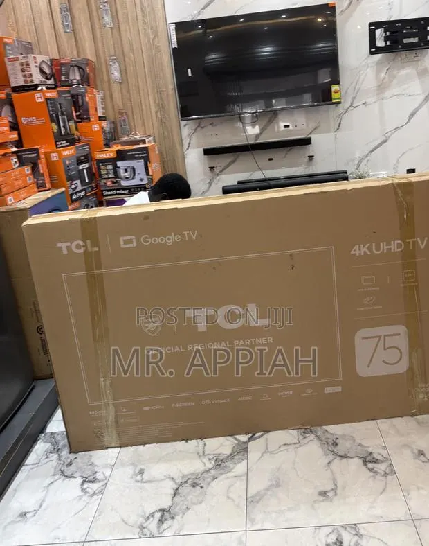 Order TCL 75 Inch HDR Frameless Google Television · Photo 1