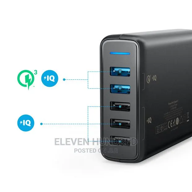 Anker Powerport Speed 5, 2 X Quick Charge · Photo 1