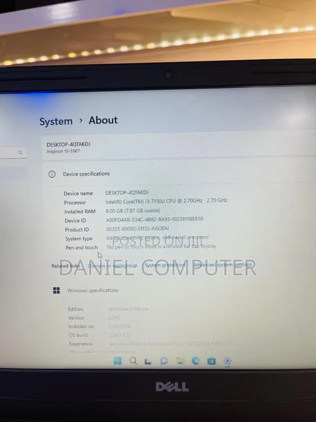 Laptop Dell Inspiron 15 8GB Intel Core i3 HDD 1T · Photo 1