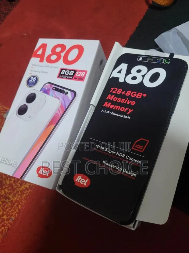New Itel A80 128 GB Black · Photo 1