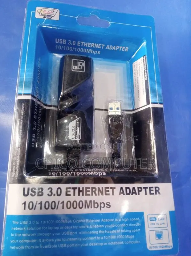 Usb 3.0 to Ethernet Adapter · Photo 1