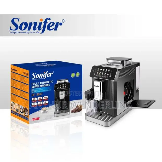Sonifer Automatic Coffee Machine 15Bar Pressur Grinder Touch Screen · Photo 1