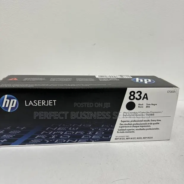 Original HP 83A (CF283A) Black LaserJet Toner Cartridge · Photo 1