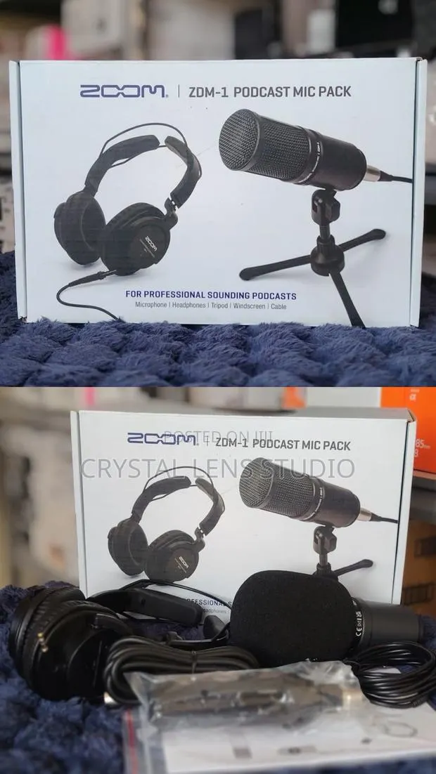 Zoom ZDM-1 Podcast Mic Pack · Photo 1