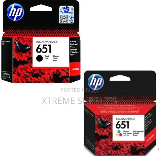Hp 651 Ink Cartridge Set · Photo 1