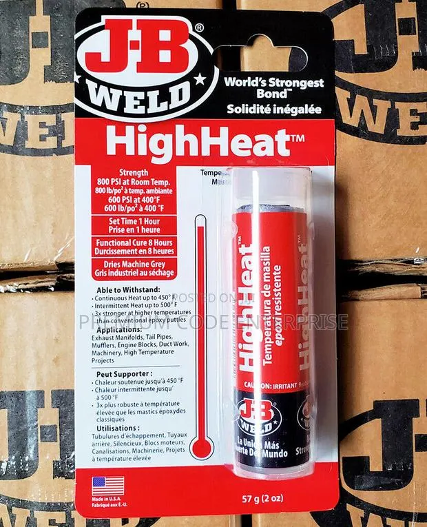 Highheat Epoxy Putty–Temperature Metal Repair Filler for Engine Blocks · Photo 1
