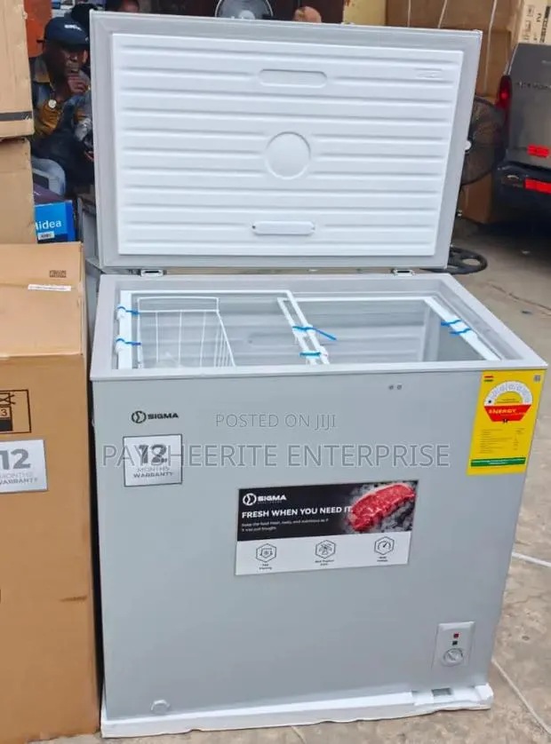 Sigma 199l Chest Freezer With Sliding Glass*ghc2850 · Photo 1
