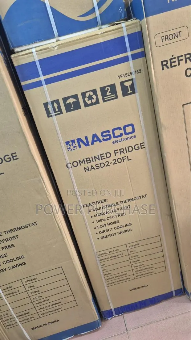 Nasco Nasd2-20fl 158 Litres Combined Fridge · Photo 1