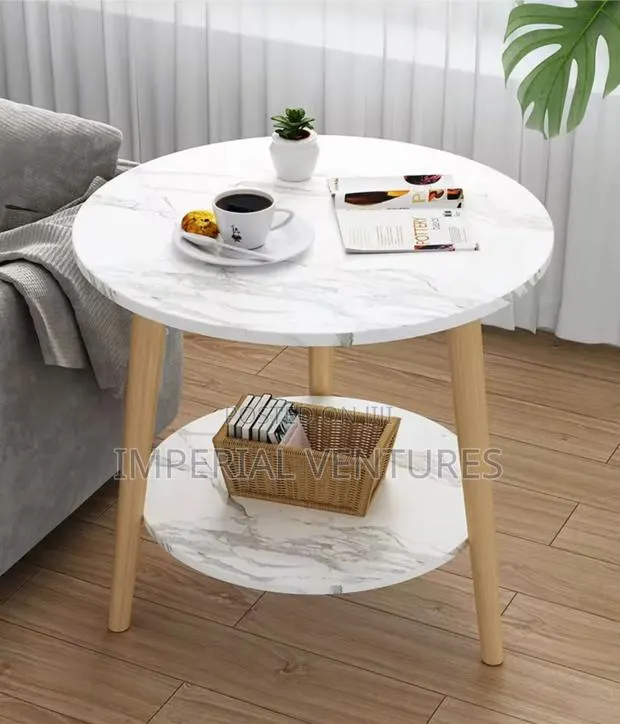 White Coffee Table With Double Surface · Photo 1