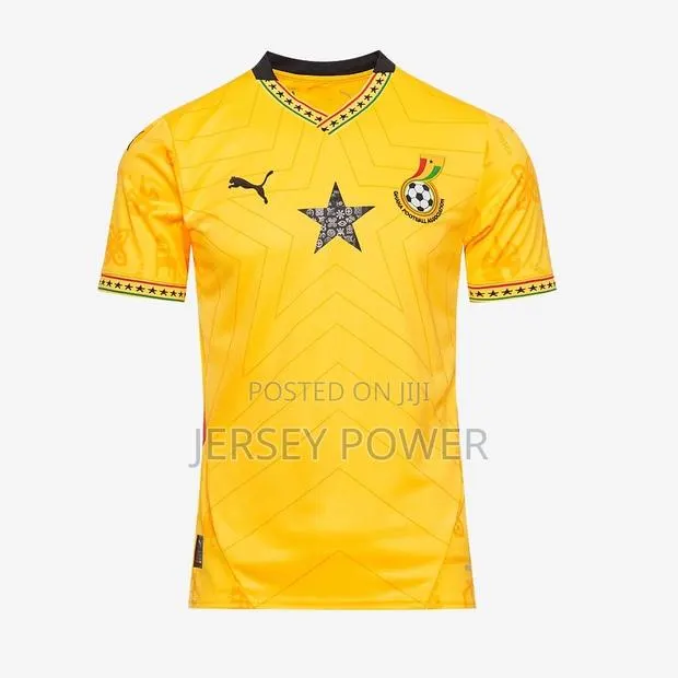 Ghana Yellow Away Jerseys · Photo 1
