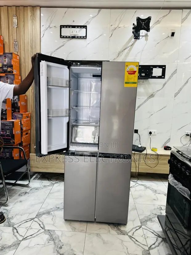 Best Buy for Less Four Door Nasco Nasf2-400 Fridge · Photo 1
