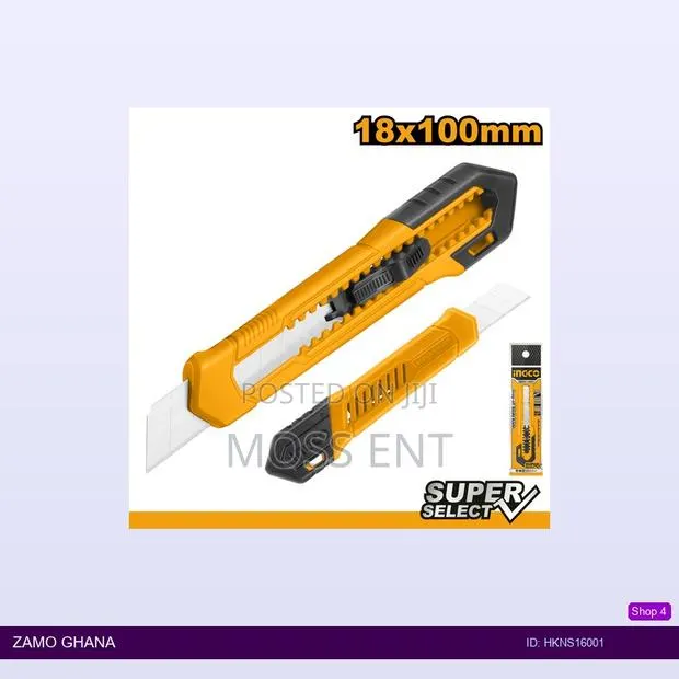 Snapoff Blade Knife 18x100mm - Hkns16001 · Photo 1
