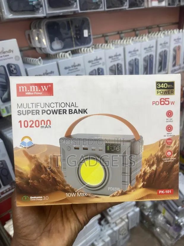 m.m.w Million Power PD65W 102,000mAh Multifunctional Laptop Power Bank · Photo 2