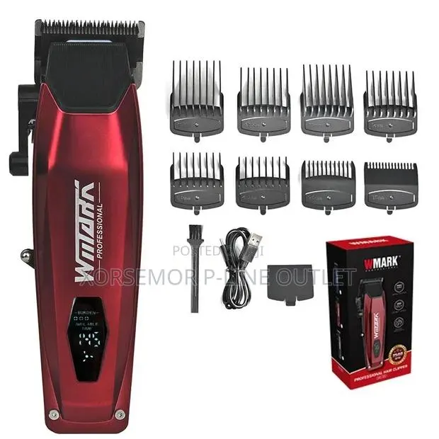 Wmark Ng-125 Salon Series Hair Clipper 5cr15 Stainless Steel Fixed · Photo 1