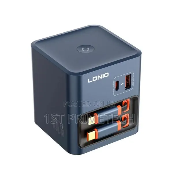 LDNIO 100W Desktop Charger With Retractable Cables · Photo 1