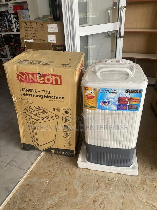 5kg Top Load Washing Machine(Neon)-Low on Detergent · Photo 1