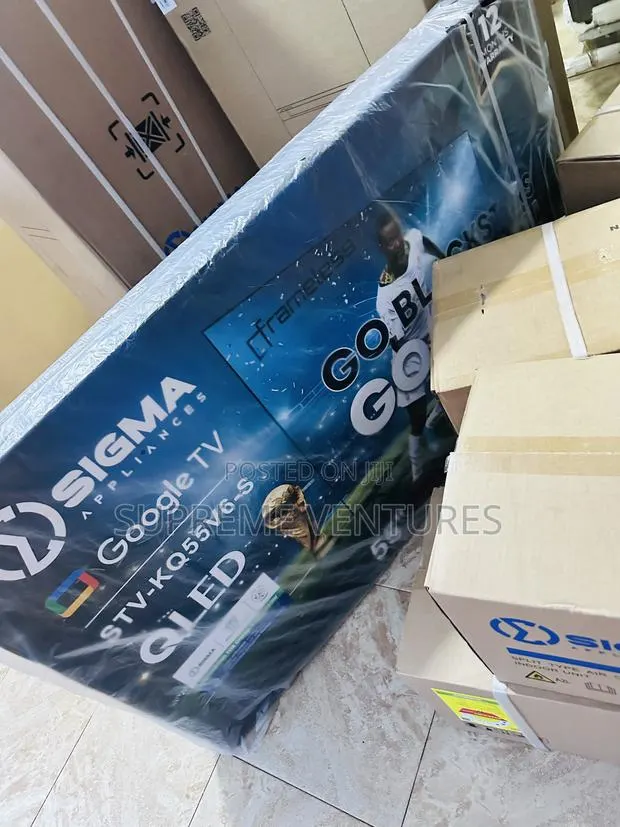 Sigma 55 Inch Qled Frameless Tv With Bluetooth Icast (Stv-Kq55v6-S) · Photo 1