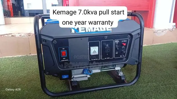 Kemage 7.0kva Manual Pull Start Generator for Home Business · Photo 1