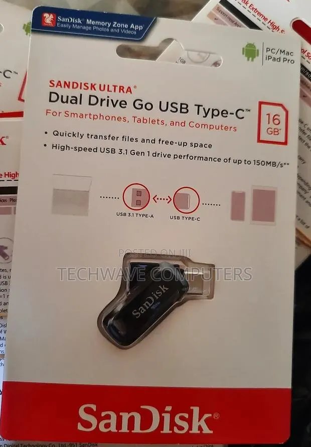 Smart Phone Sandisk Type C Pendrive · Photo 1