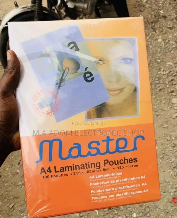 Long Lasting Master A4 Laminating Film Pouches - 100 Pouches · Photo 1