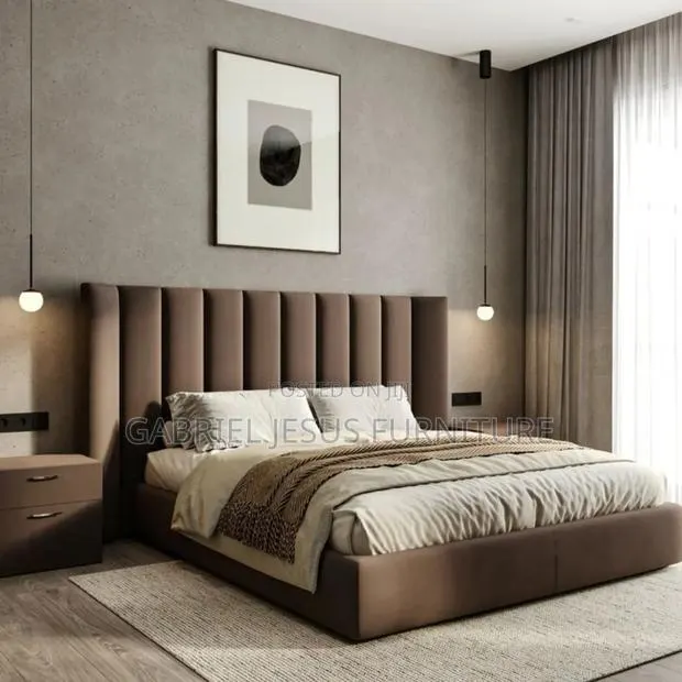 Italian King Size Bed With Mattress · Photo 1