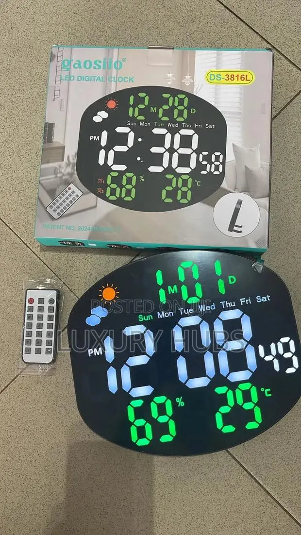 Large Led Digital Wall Mounted Clock · Photo 7
