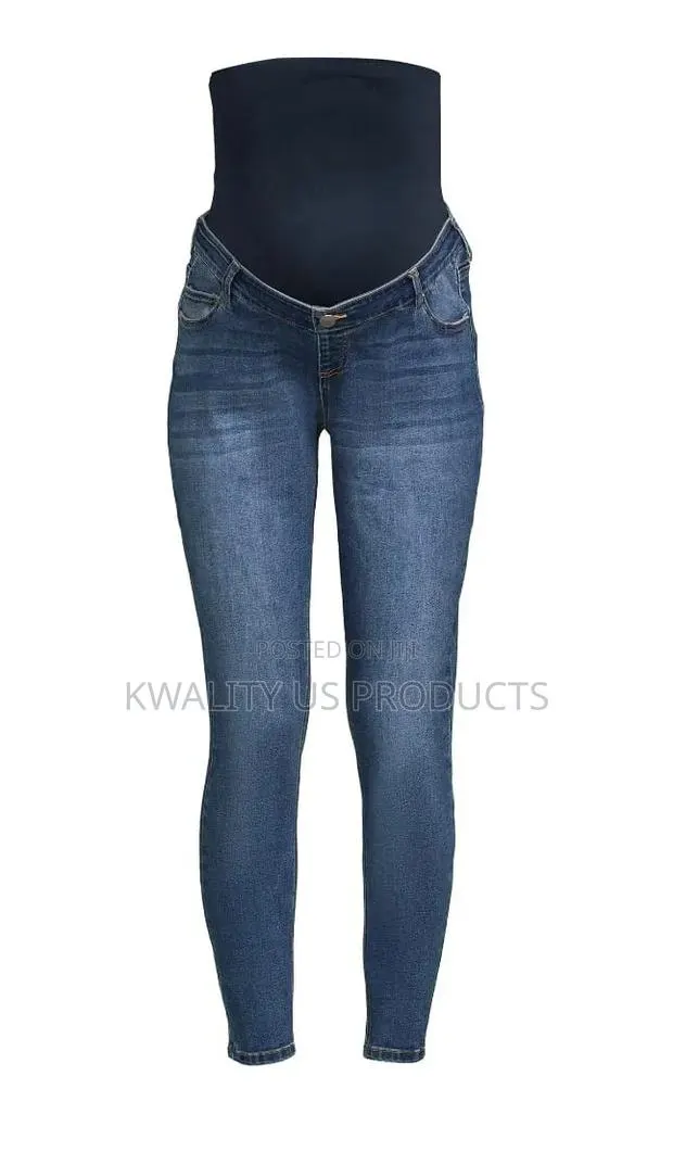 Women's Maternity Skinny Jeans Trousers - Size L,XL · Photo 1