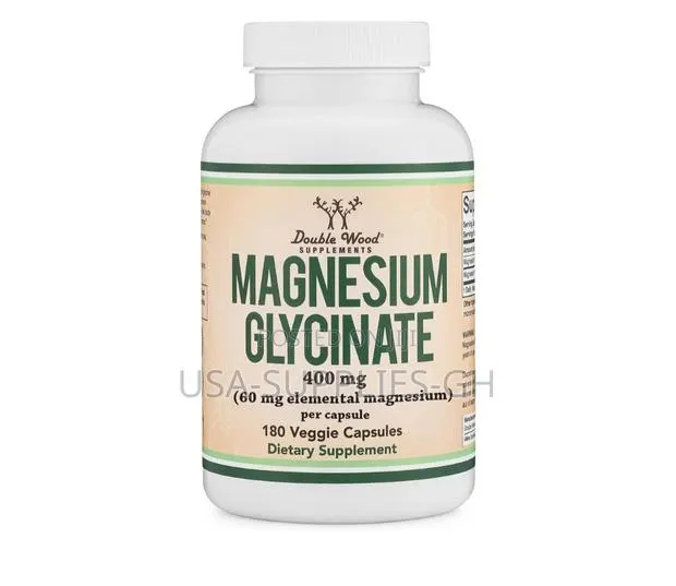 Double Wood Magnesium Glycinate 400mg | 180 Capsules From Usa · Photo 1
