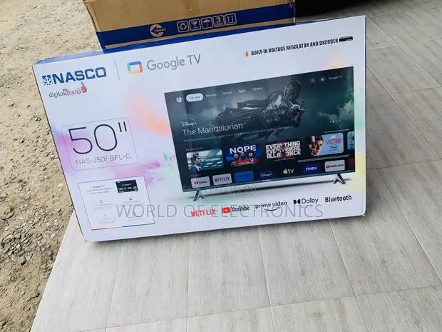 Lovely New Nasco 50" Google Smart HDR LED TV (NAS-J50FBFL-G) · Photo 1