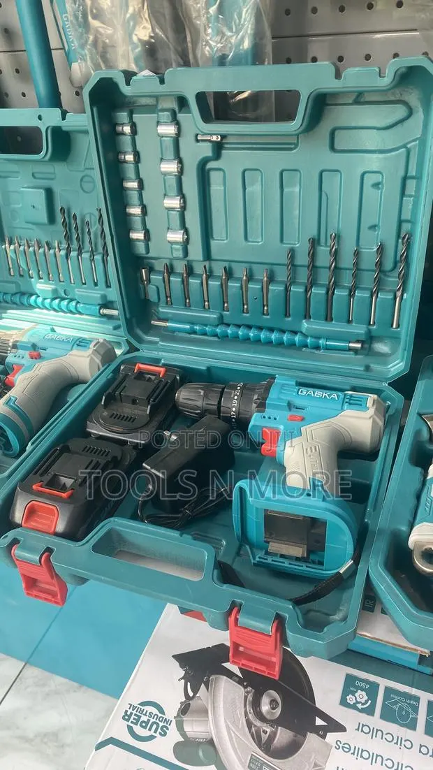 GABKA 21V Cordless Drill With Bit Set · Photo 1