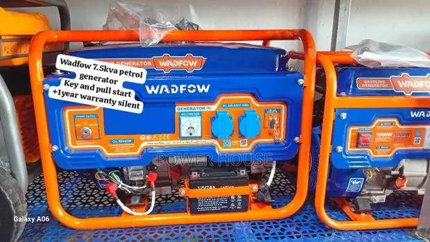 Quick Charge Wadfow 7.5kva Petrol Generator Wadfow 8500watts Generator · Photo 1