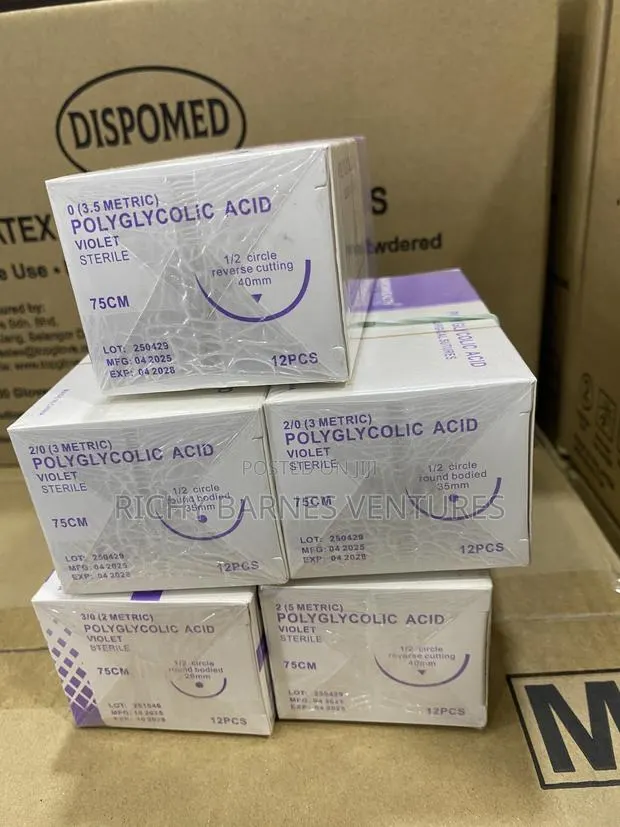Polyglycolic Acid Surgical Sutures · Photo 1