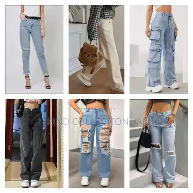 Ladies Branded Tear Jeans · Photo 1