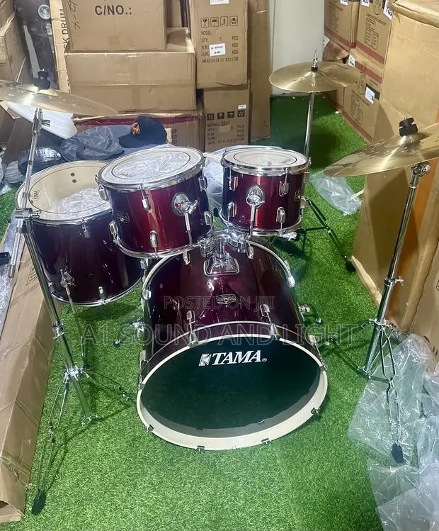 Tama 5 Complete Drum Set [3 Cymbals] · Photo 1