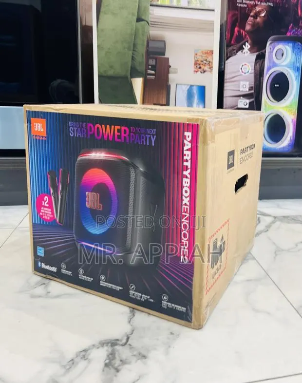 Shop Quality JBL Partybox Encore 2 Portable Party Speaker With 2 Mics. · Photo 1