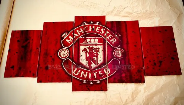 Manchester United Wall Arts 5 Panels Canvas Frames Man U · Photo 1
