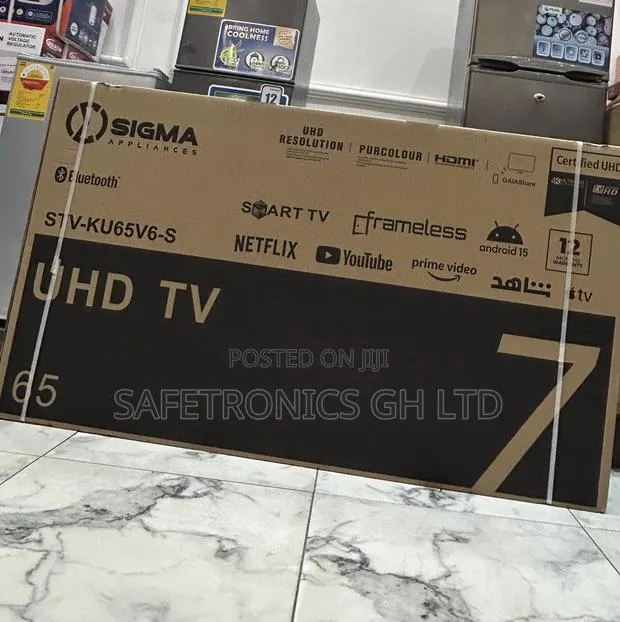 Exclusive 65 Inch Smart Led Uhd Sigma Sig-Ku65v6-S Android Tv · Photo 1