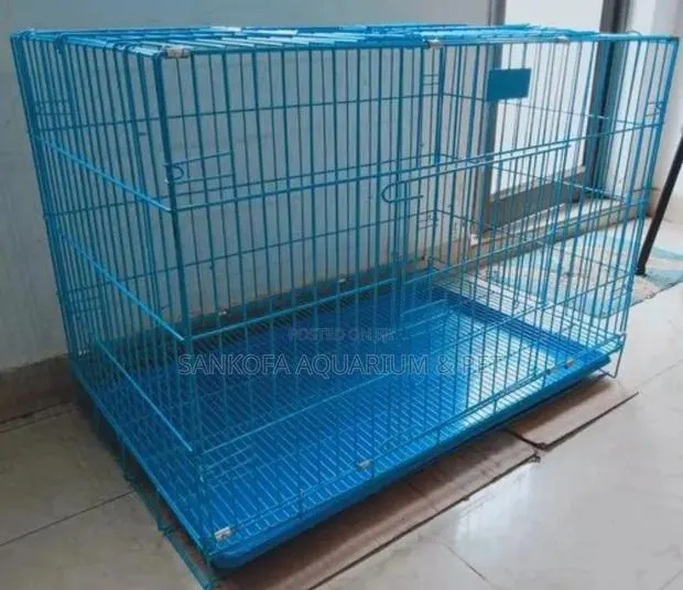 Large Metallic Dog Cage 77x55x45 Cm · Photo 1