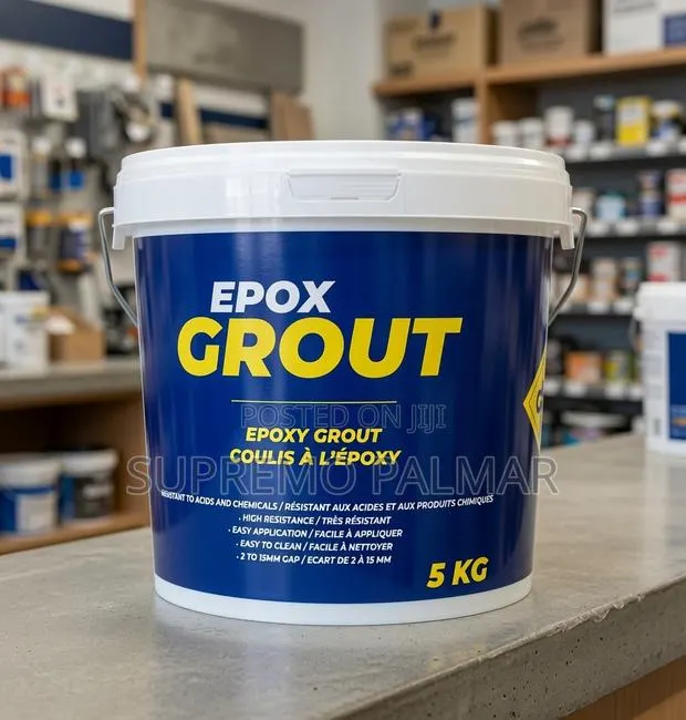 Waterproof Chemical-Resistant Joint Filler for Pools - Grout, White · Photo 1