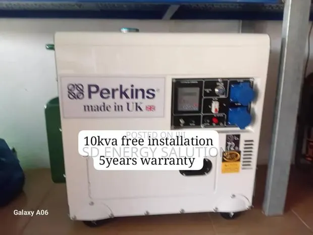 One Button Full Control Perkins 10kva 13000wats Diesel · Photo 1