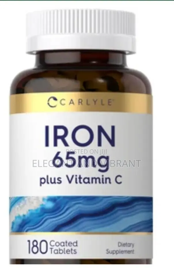 Iron 65mg With Vitamin C | 180 Tablets · Photo 1