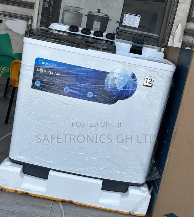 Sealed Good Midea 12kg Semi Auto Twin Tub Washing Machine · Photo 1