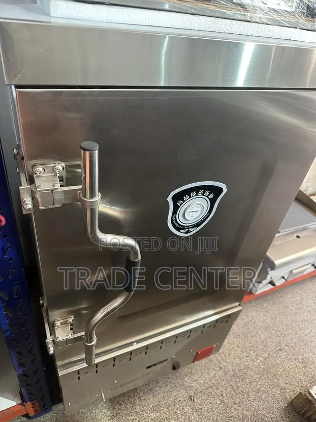 8 Trays Gas Powered Commercial Rice Steamer · Photo 1